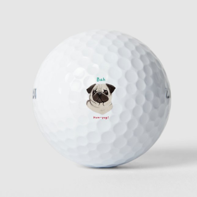 Balles De Golf Joyeux Pawlidays Bah Hum carlin (Devant)