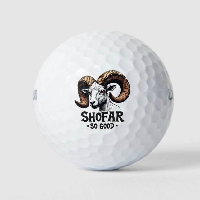 Balles De Golf Jusqu'à si bonne chèvre juive Hanoukka Lovers (Devant)