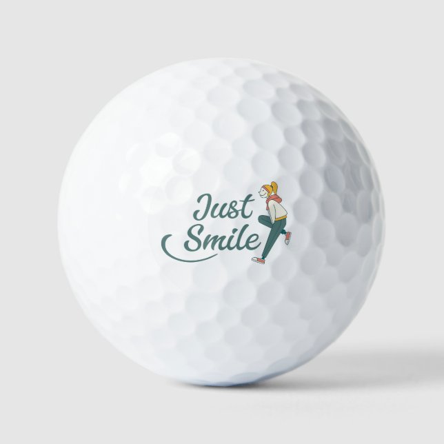 Balles De Golf Just Smile (Recto)