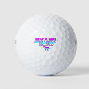 Balles De Golf juste une fille qui aime les chevaux
