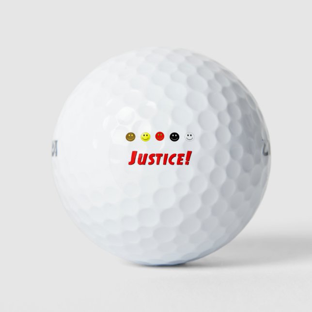 Balles De Golf Justice (Devant)