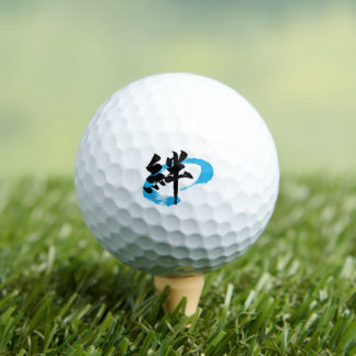 Balles De Golf Kanji Kizuna/Bond Japanese Calligraphy