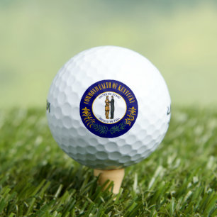 Balles De Golf Kentucky : Drapeau d'État américain du Commonwealt
