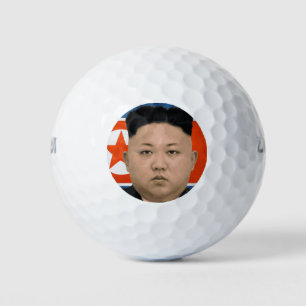 Balles De Golf Kim Jong Un dirigeant nord-coréen