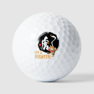 Balles De Golf Kung Fu Tiger Fighter inspirateur Cadeaux