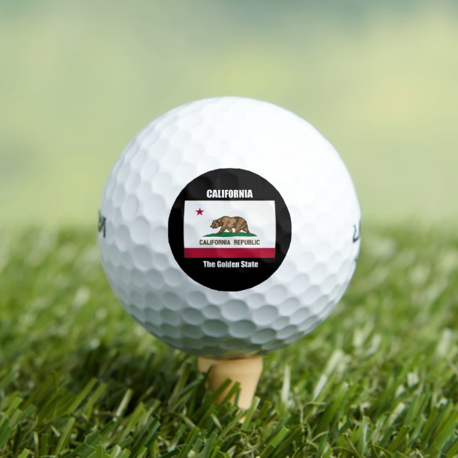 Balles De Golf La Californie, L'État D'Or (T-shirt Insitu)