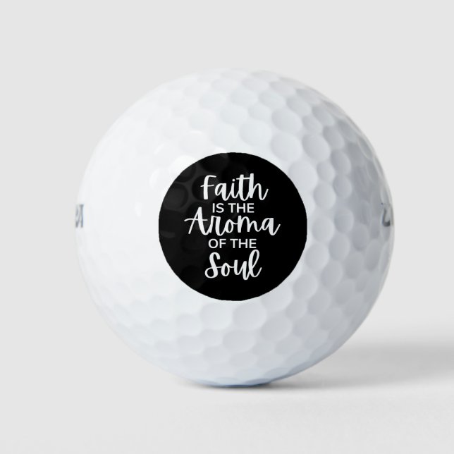 Balles De Golf La Foi Est L'Arôme De L'Âme (Devant)