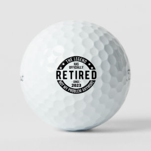 Balles De Golf La Légende A Officiellement Retraité, Retraité 202