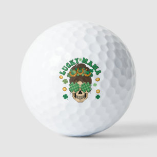 Balles De Golf La Lucky Mama Skeleton de St. Patrick