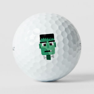 Balles De Golf La tête du monstre Frankenstein