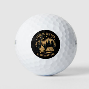 Balles De Golf La vie est meilleure au camping-car Campfire