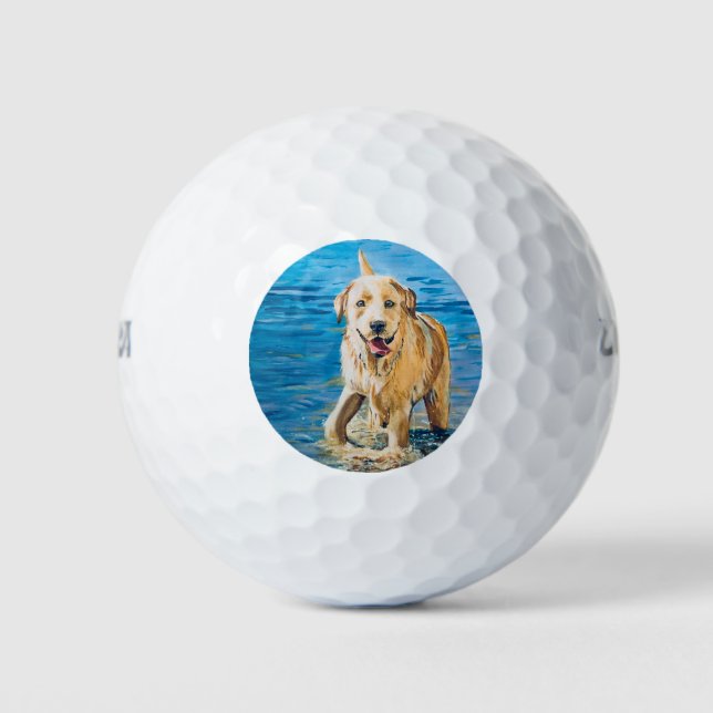 Balles De Golf Lab Love Golf Balls (Devant)