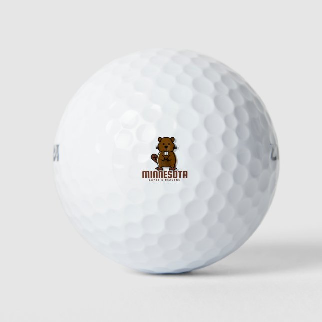 BALLES DE GOLF LACS ET PORTEFEUILLES DE MINNESOTA (Devant)