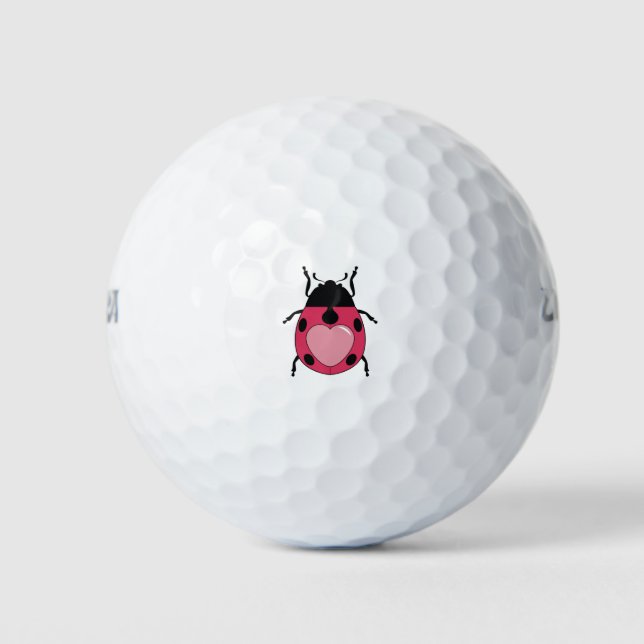 BALLES DE GOLF LADYBUG LOVE (Devant)