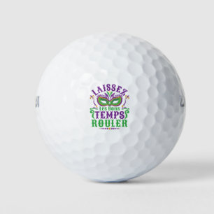 Balles De Golf Laissez les Bons temps Rouler Mardi Gras