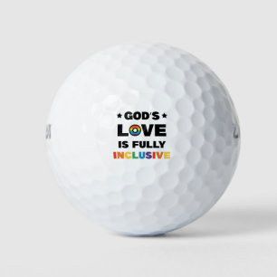 Balles De Golf L'amour de Dieu est pleinement inclusif Mois de la