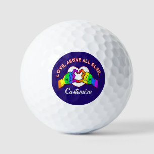 Balles De Golf L'Amour Par-Dessus Toutes Les Autres Balls De Golf