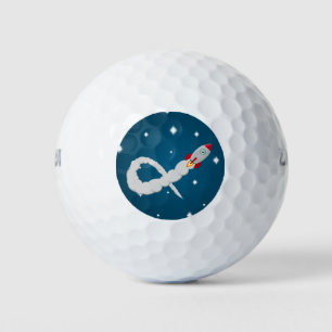 Balles De Golf Lancement d'une fusée spatiale dans l'espace
