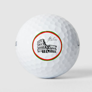 Balles De Golf *~* Langue Italienne Italie Colisée