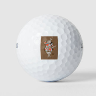 Balles De Golf lapin blanc