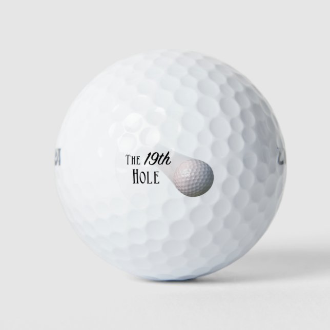 Balles De Golf Le 19ème trou (Devant)
