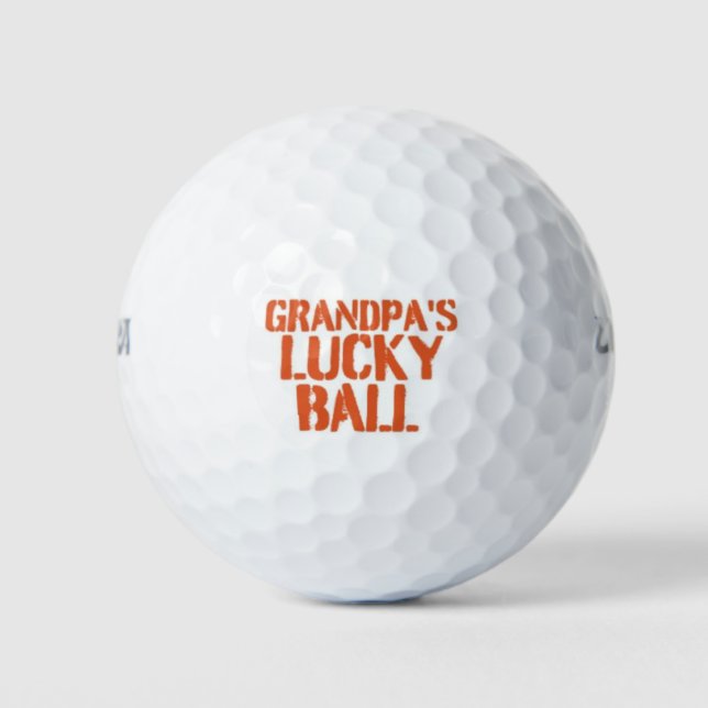 Balles De Golf Le bal chanceux de grand-père (Devant)