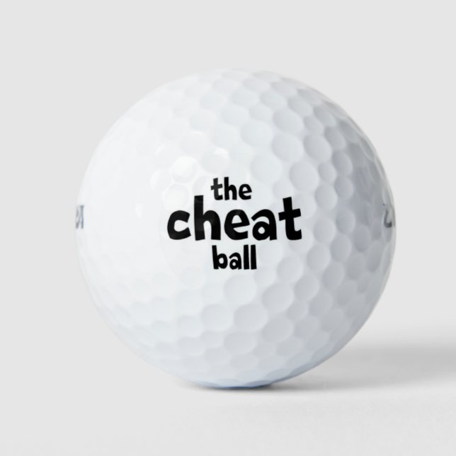 Balles De Golf Le bal de la triche (Devant)