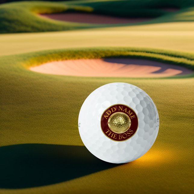 Balles De Golf Le Boss - Titleist personnalisé Pro V1 Golf Balls (Créateur téléchargé)