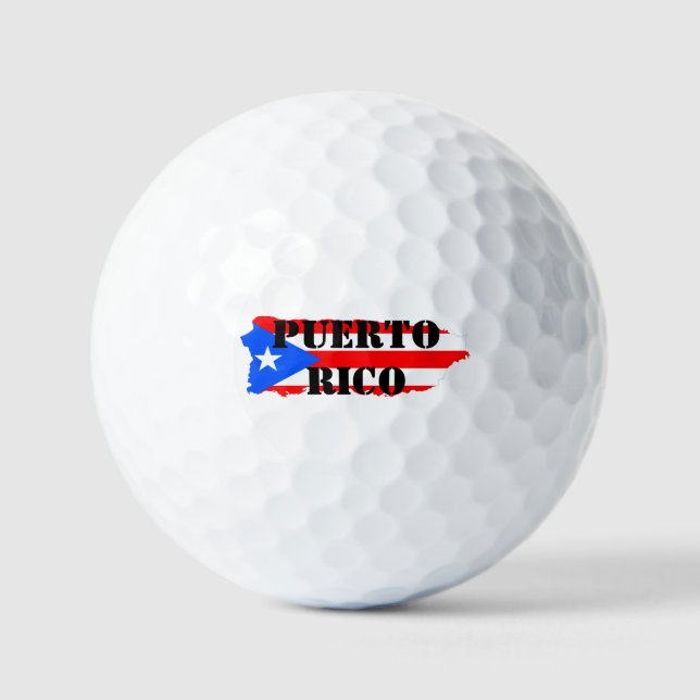 Balles De Golf Le golf de Porto Rico Island (Recto)