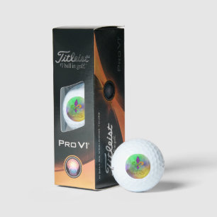 Balles De Golf Le Joe festif de SlipperyJoe thème Mardi Gras viol