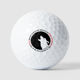 Balles De Golf Le loup serait toujours le méchant