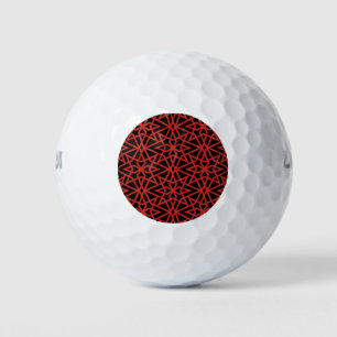 Balles De Golf Le Luxe Rouge Noir