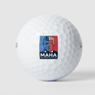 Balles De Golf Le MAHA rassure l'Amérique Trump 2024