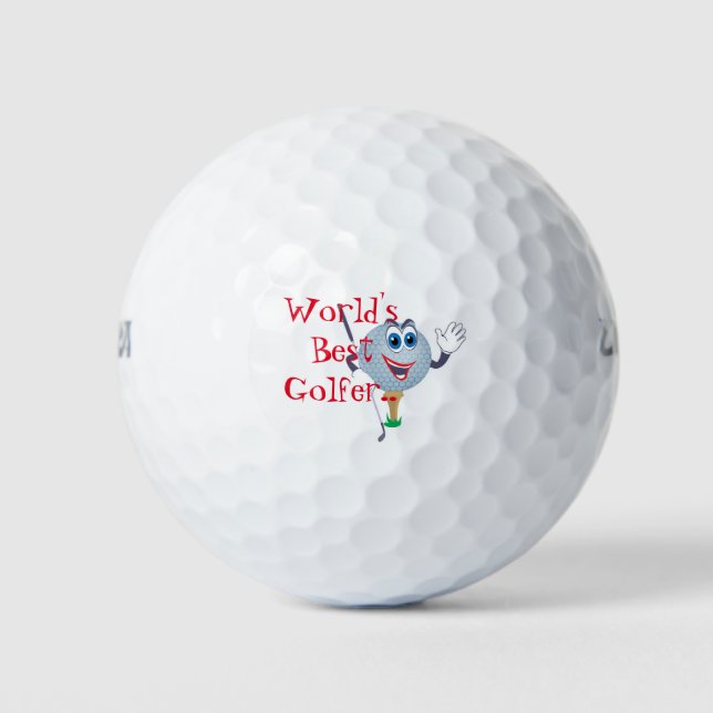 Balles De Golf Le meilleur golfeur du monde (Devant)