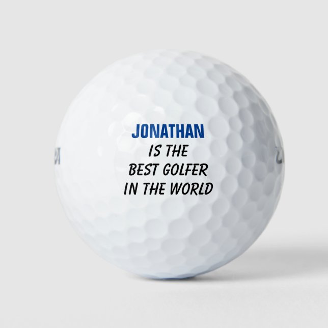 Balles De Golf Le meilleur golfeur du monde drôle (Devant)