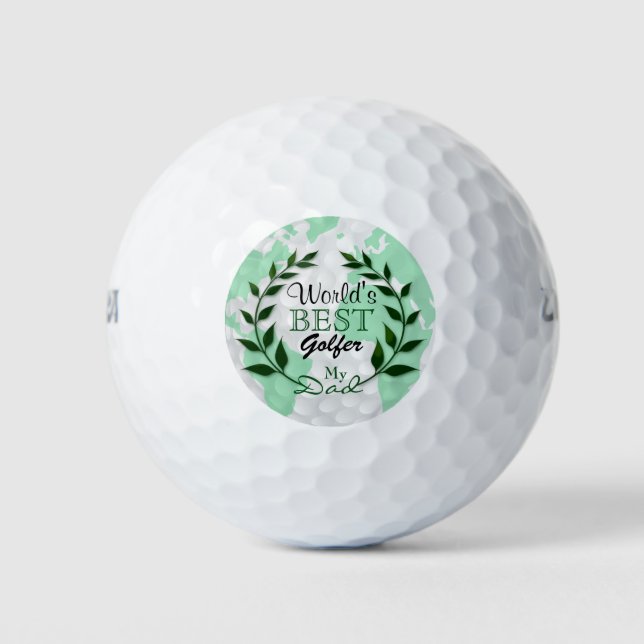 Balles De Golf Le meilleur golfeur du monde - Mon père (Devant)