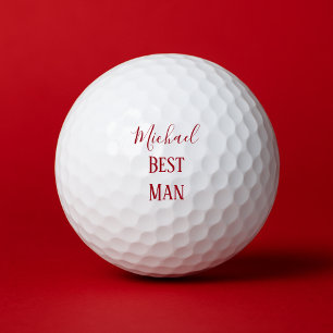 Balles De Golf Le meilleur homme sur le Mariage vert