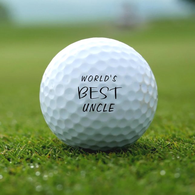 Balles De Golf Le meilleur oncle du monde (Créateur téléchargé)