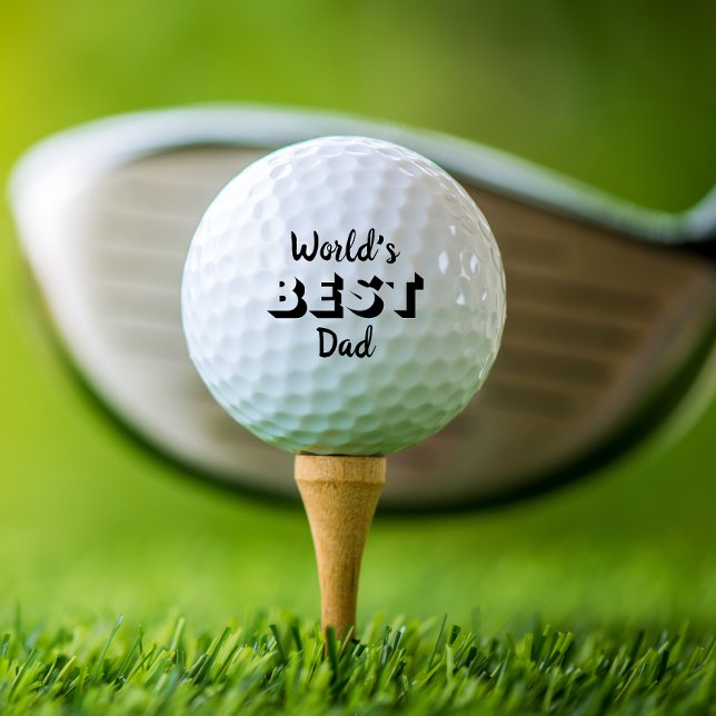 Balles De Golf Le meilleur papa du monde (Créateur téléchargé)