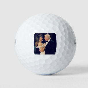 Balles De Golf Le président Trump et Melania Dancing