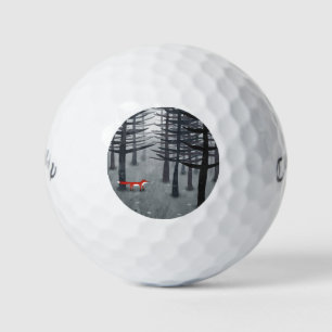 Balles De Golf Le renard et la forêt