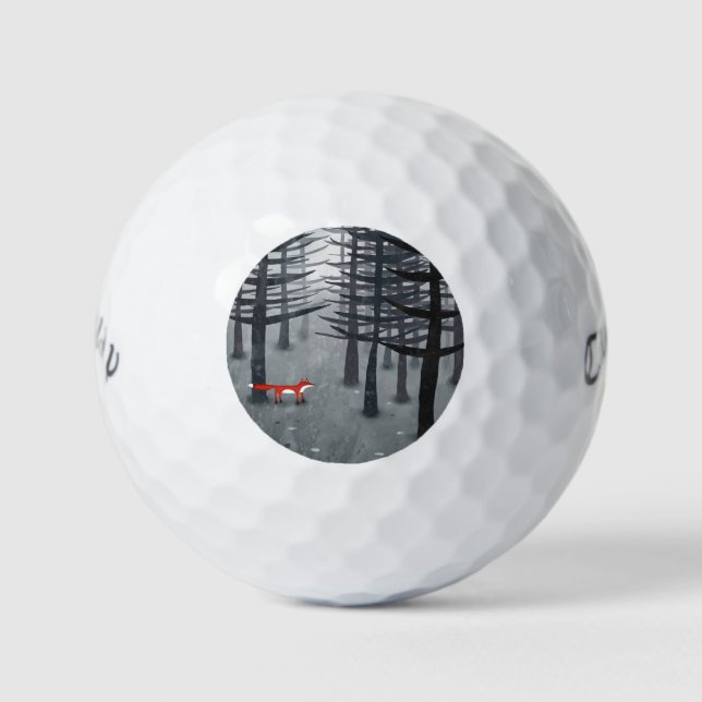 Balles De Golf Le renard et la forêt (Devant)
