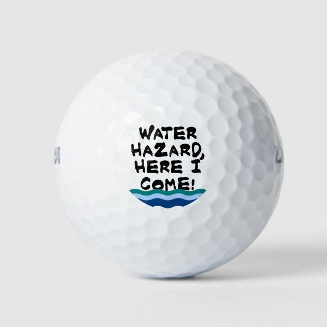 Balles De Golf Le Risque D'Eau, Voilà ! (Devant)