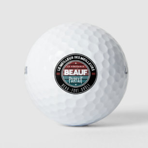 Balles De Golf Le véritable beauf parfait