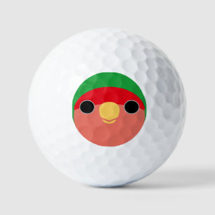Balles De Golf Le visage d'un inséparable à face rosée normal