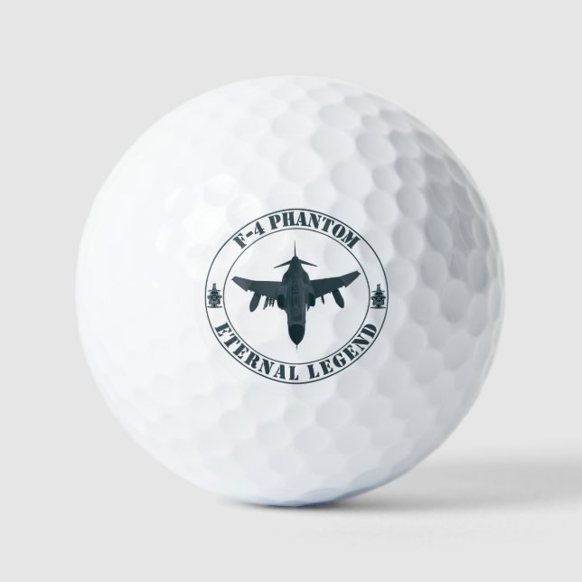 Balles De Golf Légendaire avion de chasse fantôme F-4 (Recto)