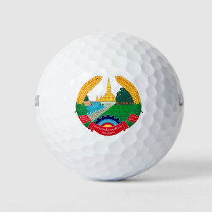 Balles De Golf L'emblème du Laos
