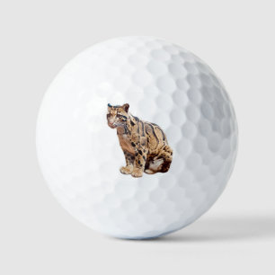 Balles De Golf léopard nébuleux photographie jungle grand félin a