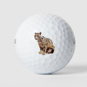 Balles De Golf léopard nébuleux photographie jungle grand félin a