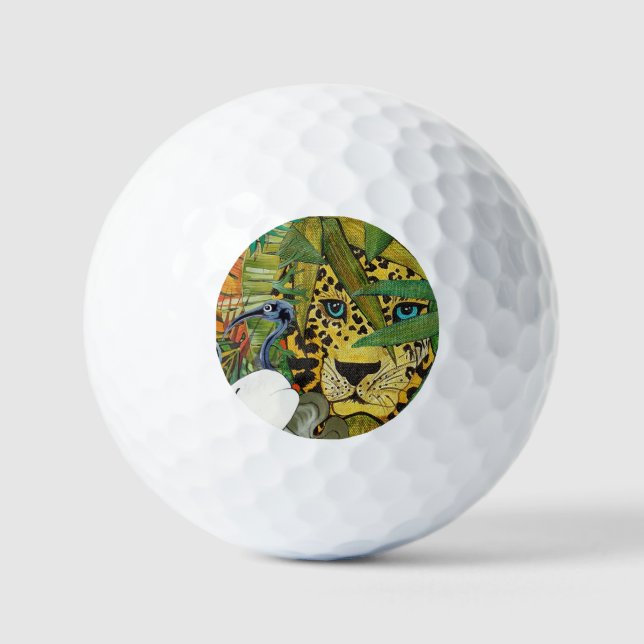 Balles De Golf léopard sacré (Recto)